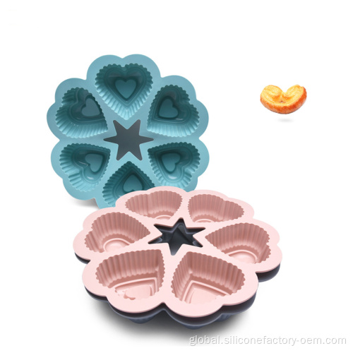 Silicone Cake Molds Love Heart Shape Cake Pan Silicone Factory